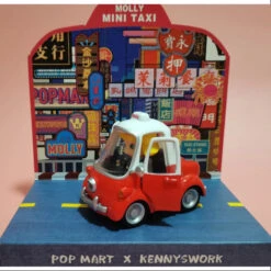 MOLLY Pop Mart PopCar Super Track Series Secret MOLLY MINI TAXI(1/120) -Toysez 11 4 945fbcaa 1007 4f59 809d 6e9a718b29dc