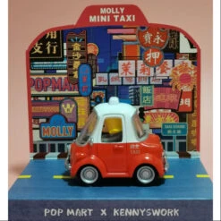 MOLLY Pop Mart PopCar Super Track Series Secret MOLLY MINI TAXI(1/120) -Toysez 11 5 add1e885 6f44 47d7 92f4 52461b13d5c3