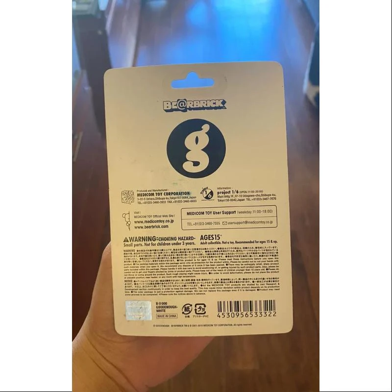 Bearbrick X GOODENOUGH White 100% Limited Medicom Be@rbrick 2 Bearbrick X GOODENOUGH White 100% Limited Medicom Be@rbrick - Image 2