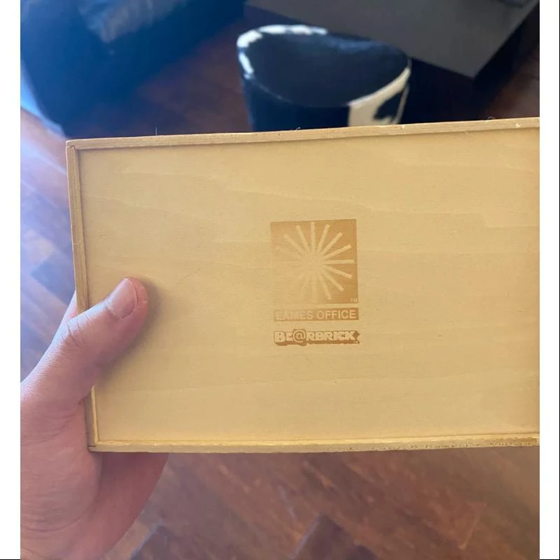 Bearbrick Eames Office Pattern Wooden Box Limited Medicom Be@rbrick 2006 2 Bearbrick Eames Office Pattern Wooden Box Limited Medicom Be@rbrick 2006 - Image 2