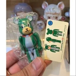 Medicom Bearbrick Series 10 Secret ARTIST Be@r Dog Green 100%