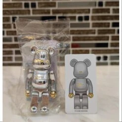 Medicom Bearbrick Series 42 SUPER Secret Sorayama Hajime 20Th Silver 100%