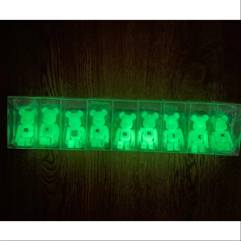 Bearbrick Series 44 BASIC SET 9PCS Glow In Dark 100% Medicom Be@rbrick 2 Bearbrick Series 44 BASIC SET 9PCS Glow In Dark 100% Medicom Be@rbrick - Image 2