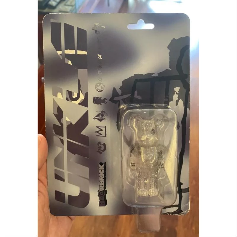 Bearbrick UNKLE Futura CLEAR 100% Limited Medicom Be@rbrick 2 Bearbrick UNKLE Futura CLEAR 100% Limited Medicom Be@rbrick - Image 2
