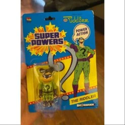Bearbrick SUPER POWERS THE RIDDLER 100% Limited Medicom Be@rbrick