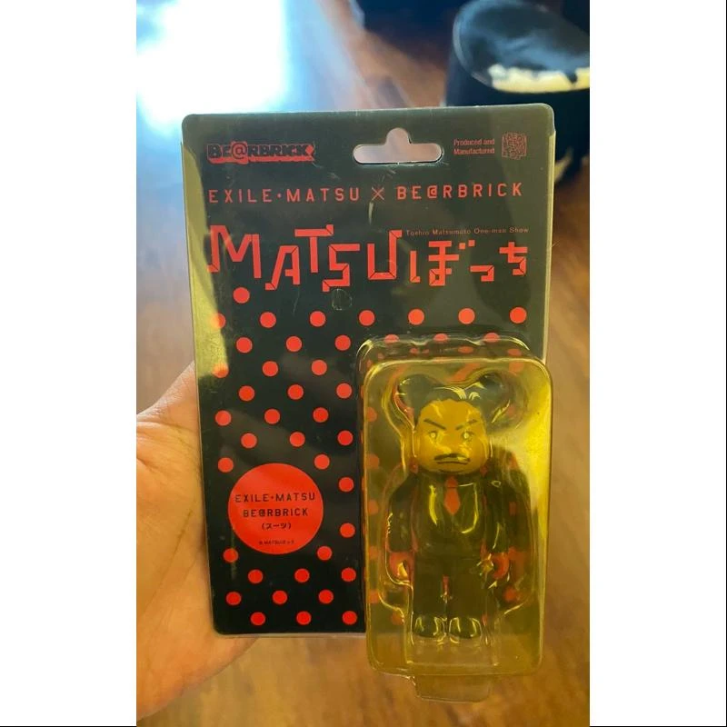 Bearbrick X EXILE MATSU RED 100% Limited Medicom Be@rbrick 2 Bearbrick X EXILE MATSU RED 100% Limited Medicom Be@rbrick - Image 2