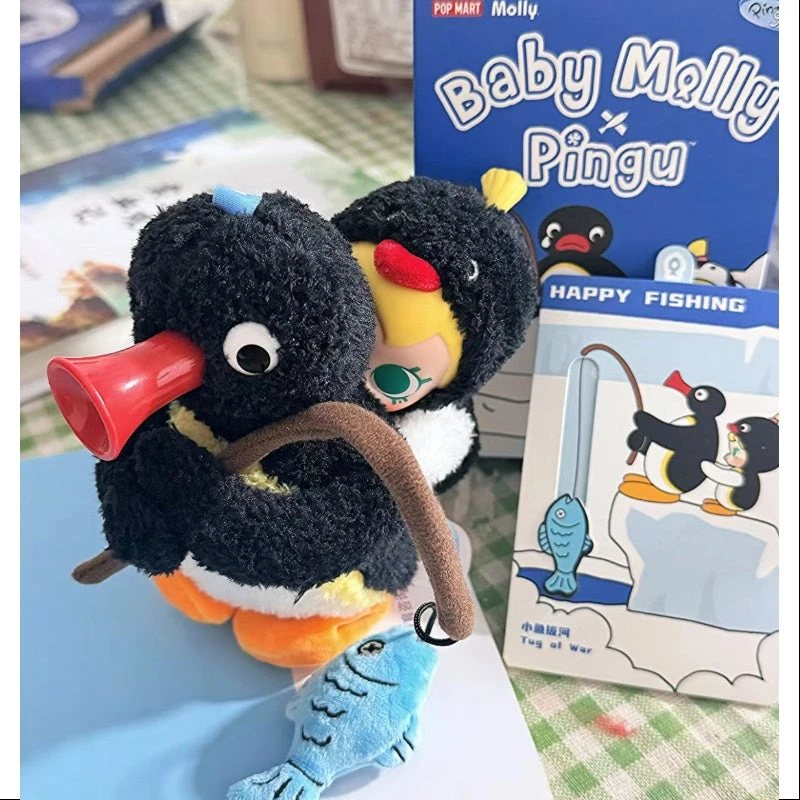 Baby MOLLY Pingu Happy Fishing Series Vinyl Plush Pendant Secret Tug Of War(1/72) 2 Baby MOLLY Pingu Happy Fishing Series Vinyl Plush Pendant Secret Tug Of War(1/72) - Image 2