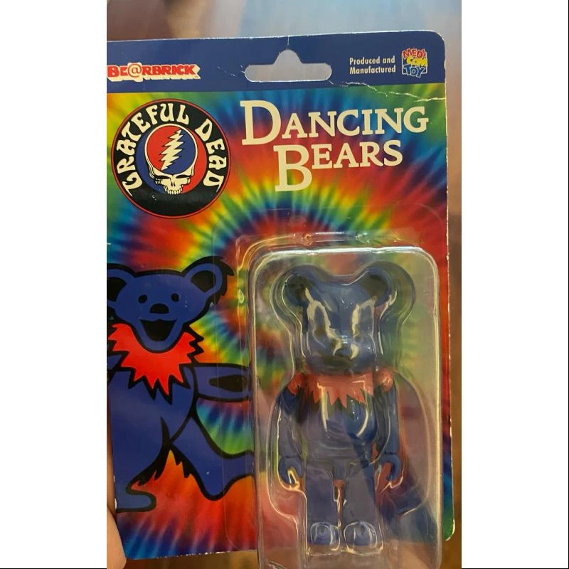 Bearbrick X Grateful Dead DANCING BEARS BLUE 100% Limited Medicom Be@rbrick 1 Bearbrick X Grateful Dead DANCING BEARS BLUE 100% Limited Medicom Be@rbrick