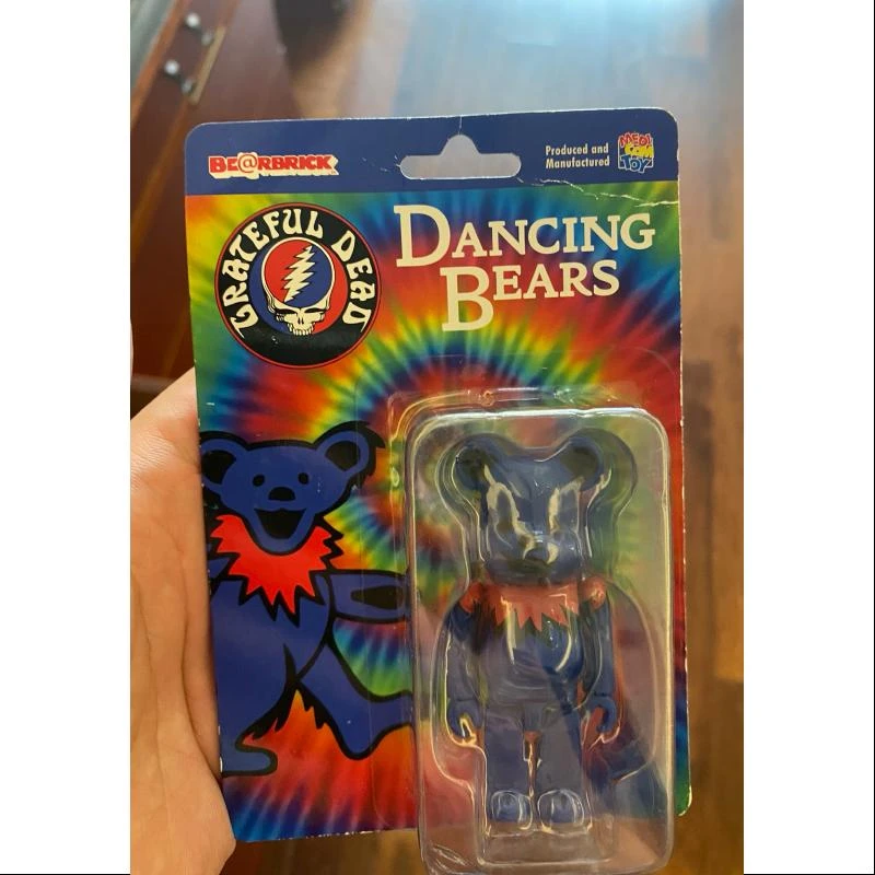 Bearbrick X Grateful Dead DANCING BEARS BLUE 100% Limited Medicom Be@rbrick 2 Bearbrick X Grateful Dead DANCING BEARS BLUE 100% Limited Medicom Be@rbrick - Image 2