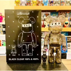 Medicom Bearbrick God Selection Xxx Black Clear 100% 400% Be@rbrick -Toysez IMG 2006