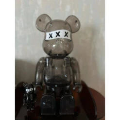 Medicom Bearbrick God Selection Xxx Black Clear 100% 400% Be@rbrick -Toysez IMG 2009